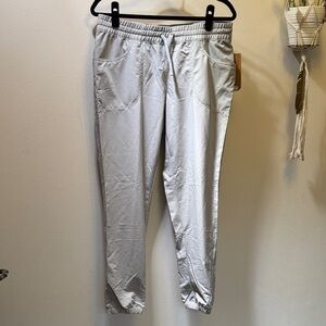 Field & Stream Light Gray Joggers, UPF 30, Hydrorepel